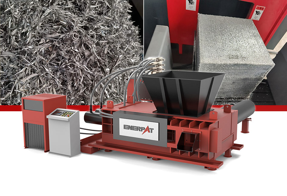 hopper-style automatic metal baler ホッパー式自動金属ベーラー