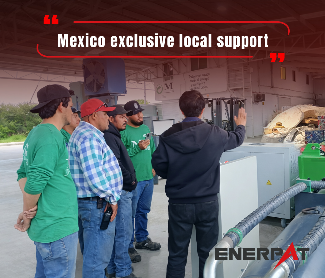 ENERPAT hydraulic scrap baler ENERPAT 油圧スクラップベーラー