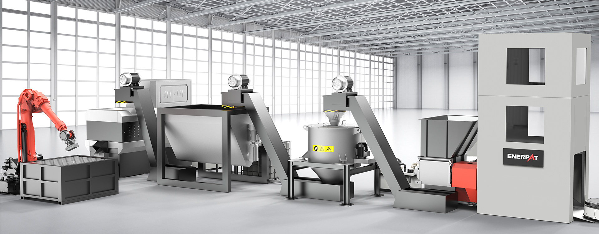 ENERPAT Metal Chip Briquetting Machines ENERPAT 金属チップ練炭機