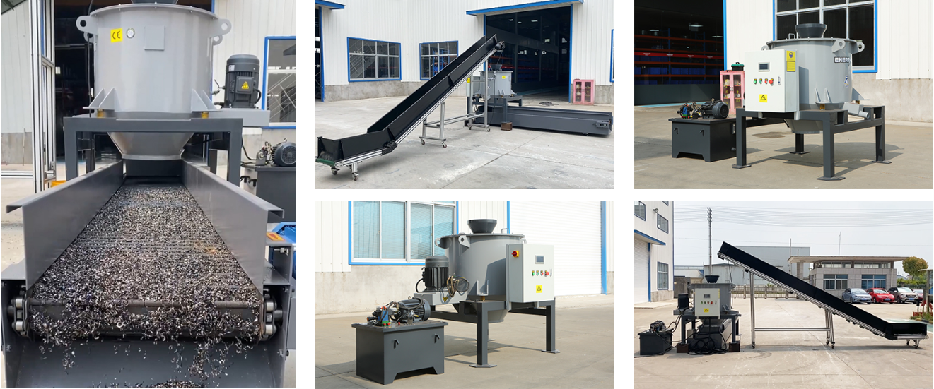 Metal Chip Wringer & Centrifuges 金属チップ絞り器および遠心分離機