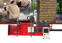 ENERPAT 販売用横型段ボールベーラー