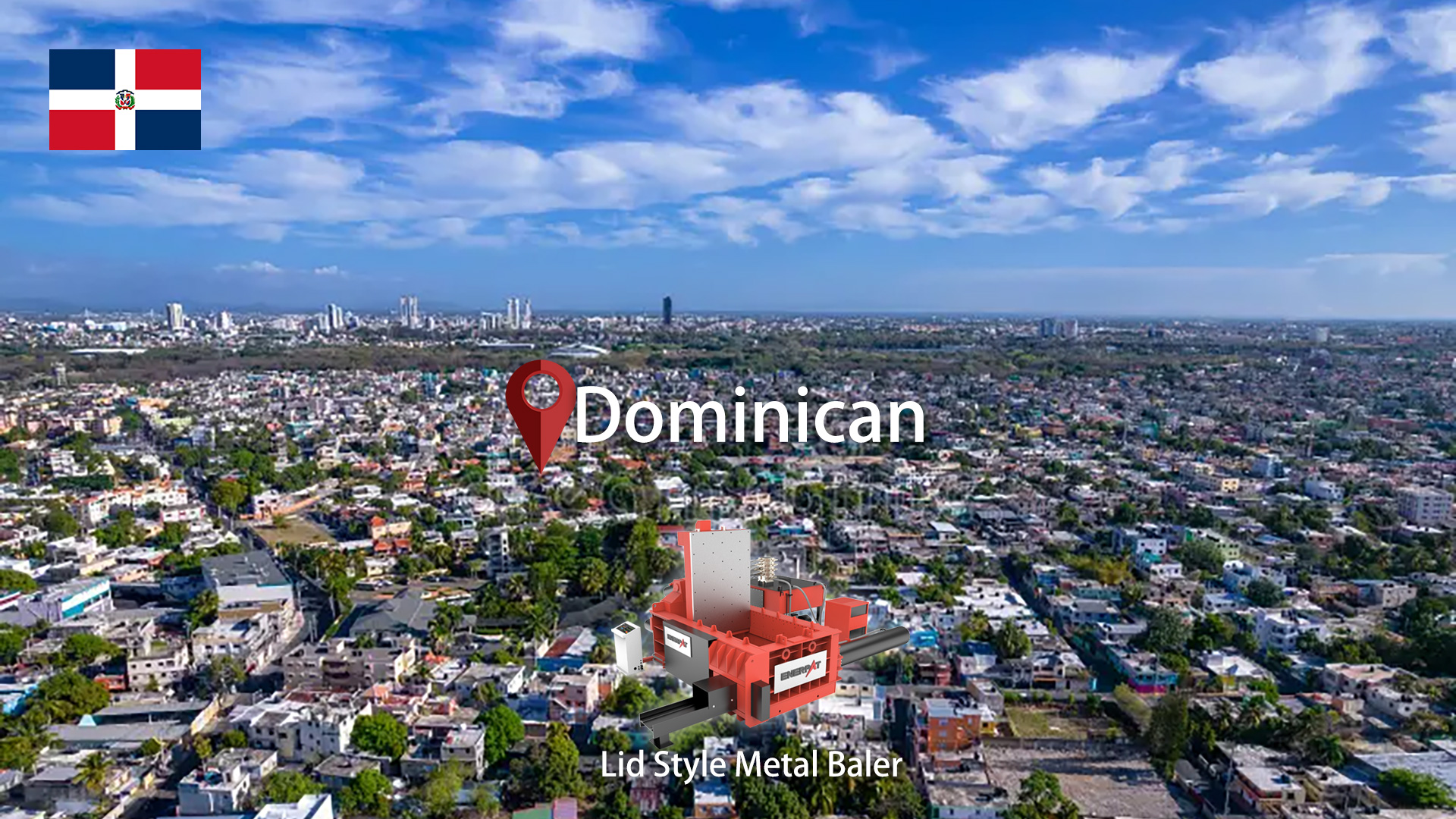 ドミニカ共和国: ENERPAT 販売用の蓋付き金属ベーラーが設置されました