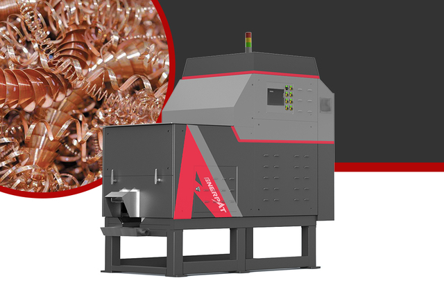 BM-1090 銅用金属スクラップ練炭機