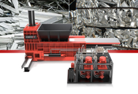 ENERPAT アルミニウム押出材用スクラップコンパクター押出ベーラー