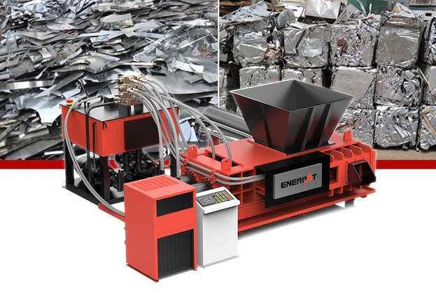 ENERPAT スチールパンチングスクラップベーラーマシンベーリングスクラップ金属