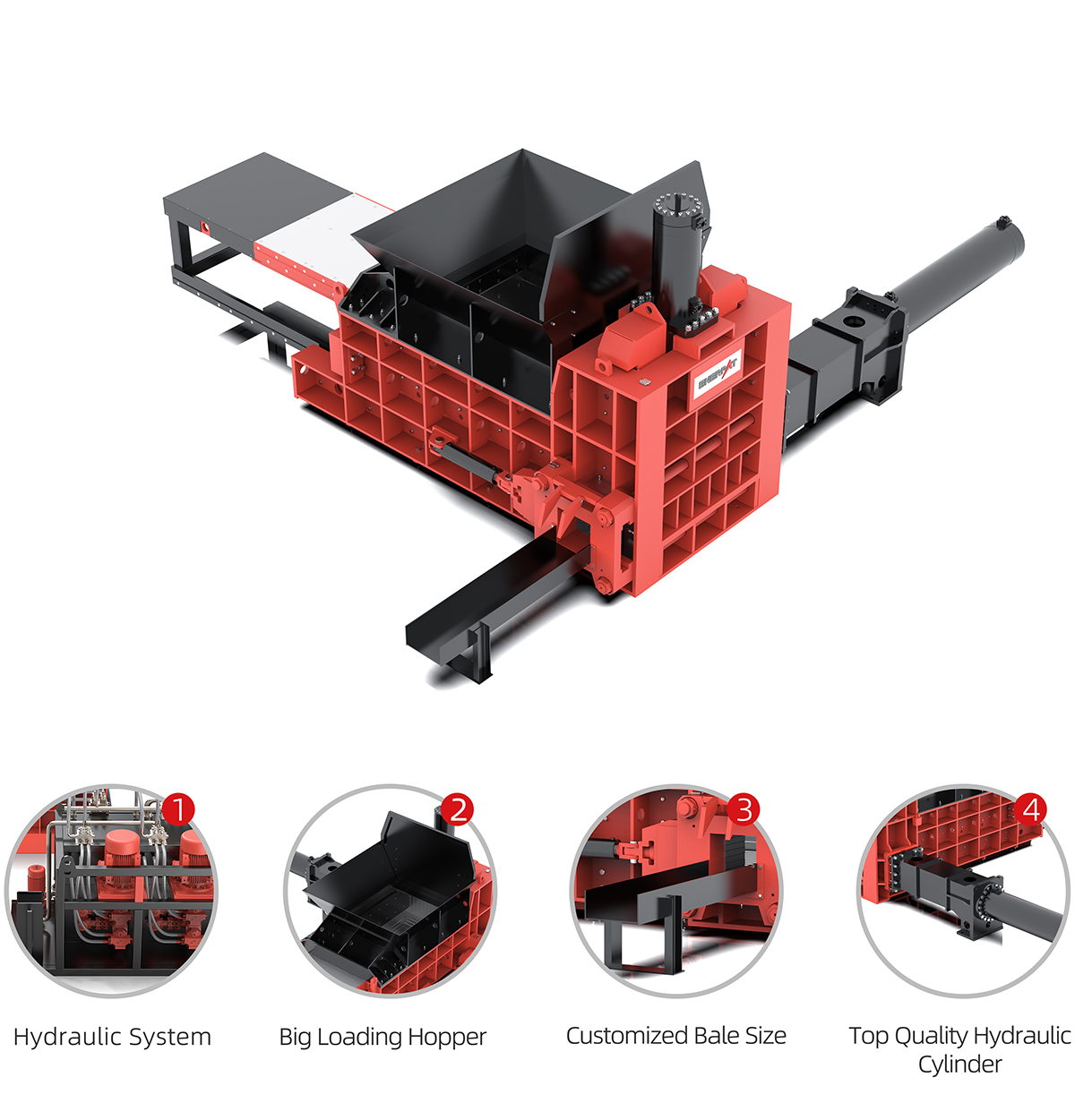 トリプル圧縮メタルベーラー