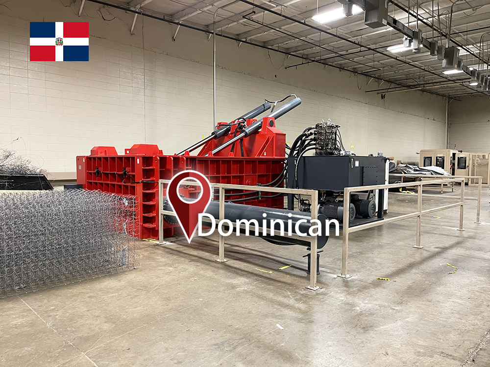 ドミニカ共和国: ENERPAT 販売用の蓋付き金属ベーラーが設置されました