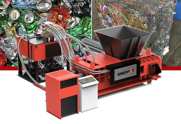 ENERPAT ブリキ缶用アルミニウムスクラップ梱包機