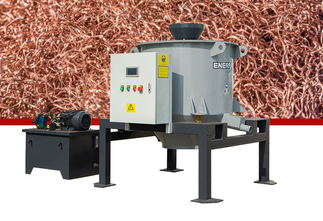 ENERPAT 銅チップ用工業用遠心分離機