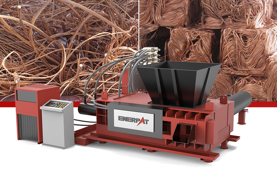 ホッパー型メタルベーラー