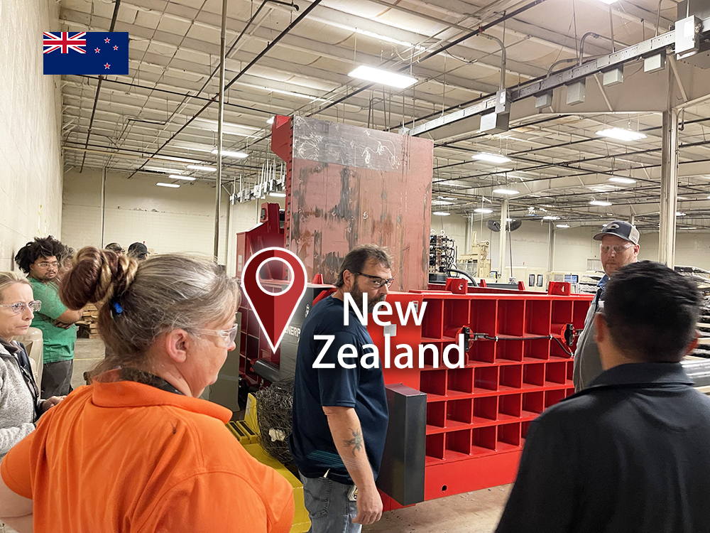 ニュージーランド: ENERPAT 非鉄金属ベーラーを設置